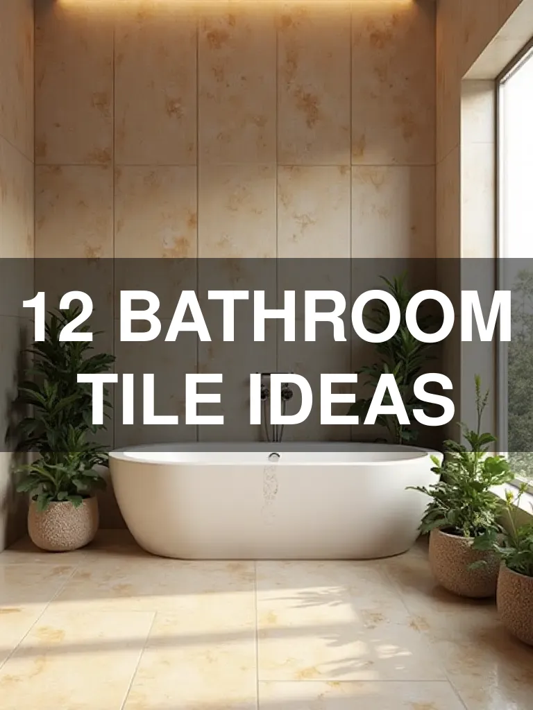 12 Bathroom Tile Ideas: Serene Spa Retreat